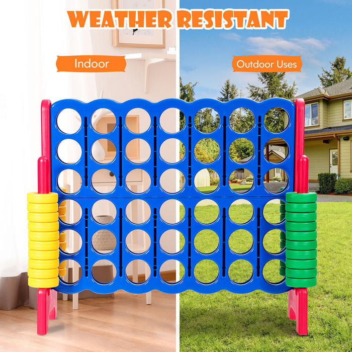 Jumbo 4-to-Score Giant Game Set with Quick-Release Lever-