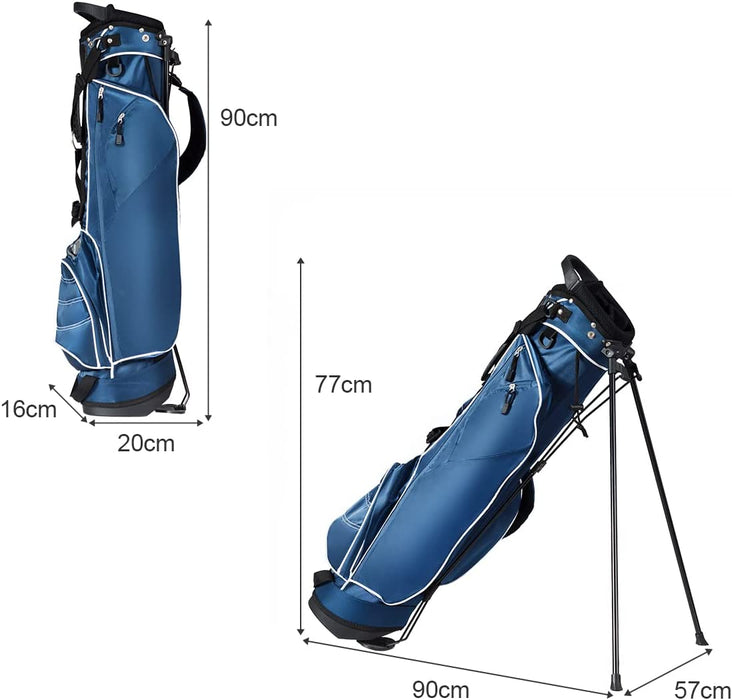 Golf Stand Bag with 4 Way Dividers-
