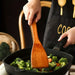 4-piece Wooden Kitchen Utensil Set — Shovel, Scoop, Spatula & Spoon