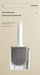 Mini Silicone Toilet Brush — Detachable Pole & Drip-Proof Holder
