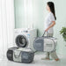 Large Foldable Laundry Hamper with Handles — Fabric Sorting Basket, Collapsible Organiser