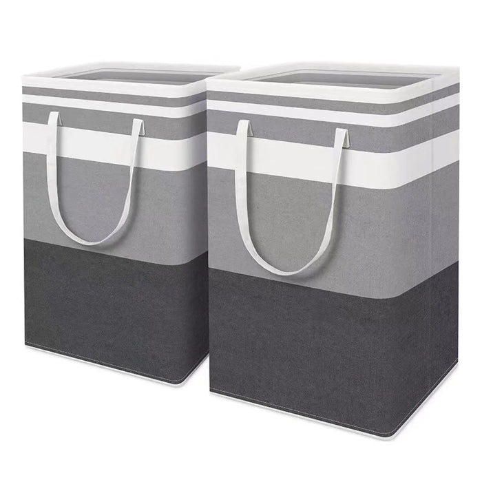 75L Collapsible Laundry Hamper with Handles – Large Capacity Clothes Basket