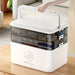 3-Tier Medicine Organiser – Leak‑Resistant Family Emergency Pill Box (Compact, Flip‑Top)