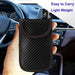 Faraday Cage Car Key Signal Blocker Pouch M7D8 — Dual‑Pocket Key Fob Bag