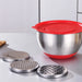 304 / 18/10 Stainless Steel Mixing Bowl Set with Lids, Graters & Handle — Non‑Slip Nesting Bowls (1.5/2.5/4.5L)