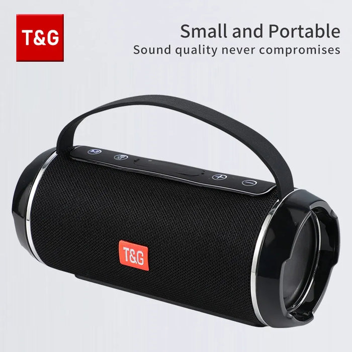 TG116c Bluetooth Speaker - TWS Wireless Outdoor Portable Waterproof Subwoofer with 3D Stereo Sound - Ideal for HandsFree Call and Powerful Audio Experience