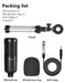 PM360TR Condenser Tabletop Microphone — 3.5mm Cardioid for PC, Phone & Recording
