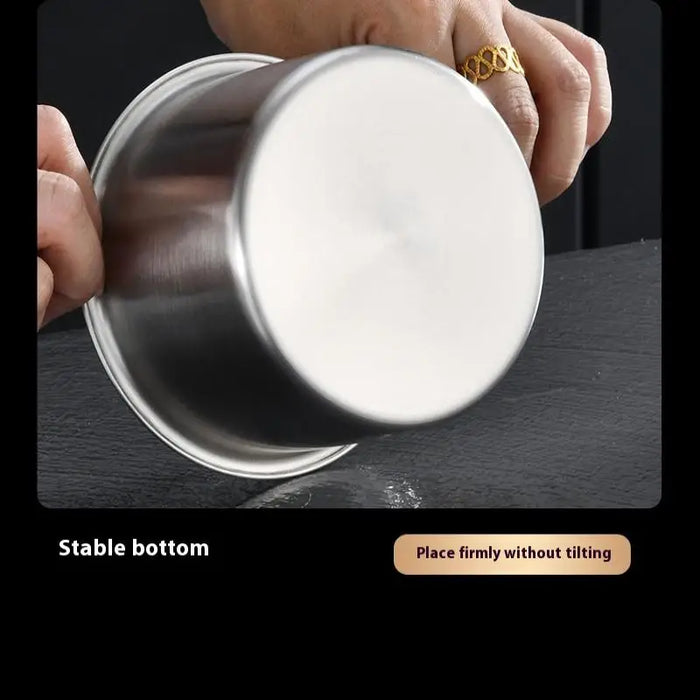 Stainless Steel Airtight Food Storage Jar — 500ml / 900ml / 1400ml, Sealed Canister with Locking Clamp