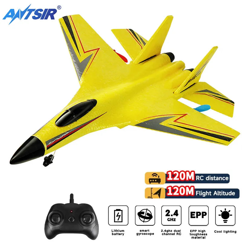 Flying Kids Aircraft RC Plane - Battery Powered Flying Remote Controlled Airplane - Ideal Children's Toy Gift