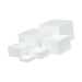 6‑piece Acrylic Buffet Risers — Stackable Hollow‑Bottom Displays for Cupcakes & Desserts