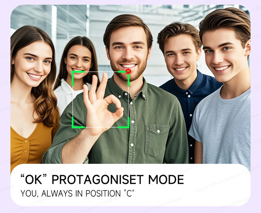C22 AI Face-Tracking Handheld Gimbal Stabiliser — 3‑in‑1 Selfie Stick & Tripod for Smartphones