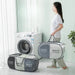 Large Foldable Laundry Hamper with Handles — Fabric Sorting Basket, Collapsible Organiser