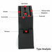 Knife Holder Insert — Black PP/TPR Kitchen Knife Organiser Stand
