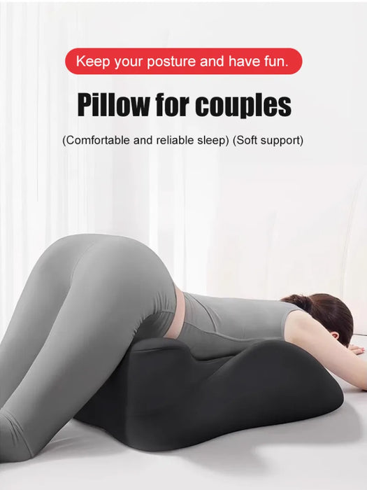 Multifunctional Bed Lounger Pillow — Ergonomic Memory Foam Backrest for Sleeping, Reading & Phone Use