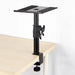 Studio‑Grade Clamp Mount Speaker Stand — Height Adjustable Desktop Platform for Monitors