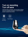 Mini Voice-Activated Digital Recorder – WAV Dictaphone, Keychain Size