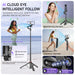 C22 AI Face-Tracking Handheld Gimbal Stabiliser — 3‑in‑1 Selfie Stick & Tripod for Smartphones