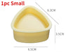 Triangle Onigiri Mould – Rice & Vegetable Roll Press, Small or Large, Food‑grade PP (Yellow/White)