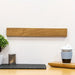 Acacia Wood Magnetic Knife Rack – Wall-Mounted Knife Bar (Yellow)