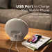 Wake Up Light Alarm Clock with Sunrise & Sunset, Dual Alarms, FM Radio, 7 Colours