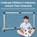 Foldable Children's Football Goal with Pump & Ball – Portable Soccer Set