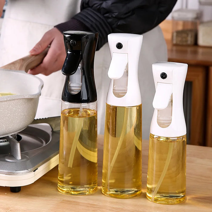 Refillable Oil Spray Bottle - Great for Air Fryers and Using Less Oil Whilst Cooking - Uses for Olive Oil, Soy Sauce, Vinegar, Water - Ideal for Home Chefs and Air Fryer Users