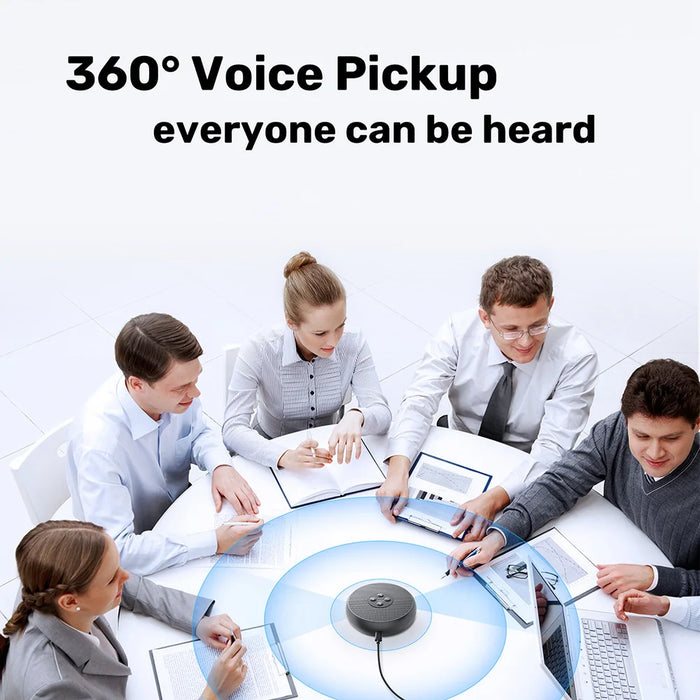 EMEET OfficeCore M1A USB Conference Speakerphone — 360° 2‑Mic Pickup