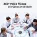 EMEET OfficeCore M1A USB Conference Speakerphone — 360° 2‑Mic Pickup