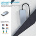 USB‑C 11‑in‑1 Docking Station — 4K HDMI, VGA, 100W PD, 100Mbps Ethernet, SD/TF & Audio for MacBook