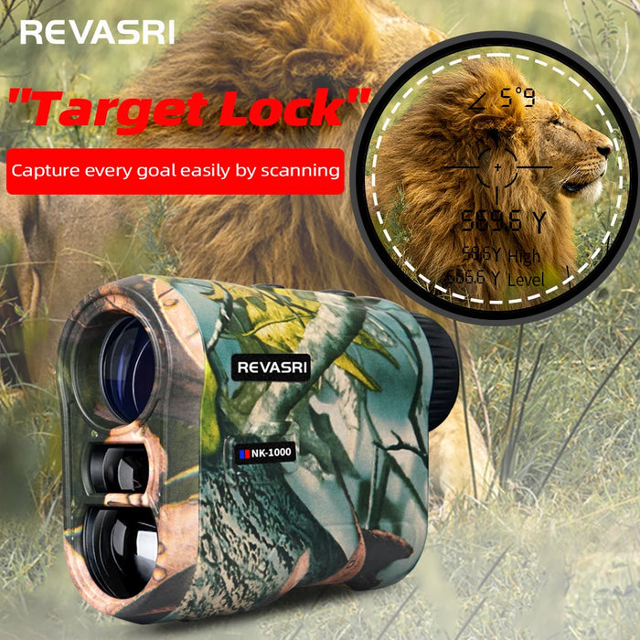 Range Finder with Slope Compensation, Flag Lock & Vibration – 6x, USB‑C Rechargeable