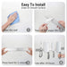 Stainless Steel Magnetic Knife Strip – Wall-Mount Holder (300/400/500mm)