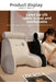 2025 Ice Shreds Panda Memory Foam Lumbar Cushion — Removable Washable Cover, 60x50cm
