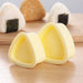 Triangle Onigiri Mould – Rice & Vegetable Roll Press, Small or Large, Food‑grade PP (Yellow/White)