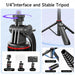 C22 AI Face-Tracking Handheld Gimbal Stabiliser — 3‑in‑1 Selfie Stick & Tripod for Smartphones