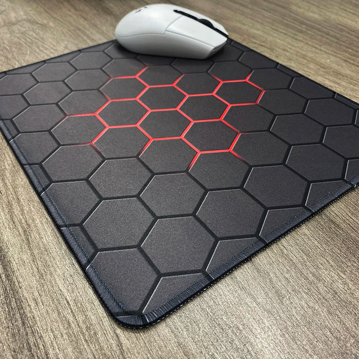 Hexagon Gaming - Mouse Pad XS for PC Gaming, Compact Rubber Laptop Pad, Desktop Decor - Perfect for Gamers and Office use