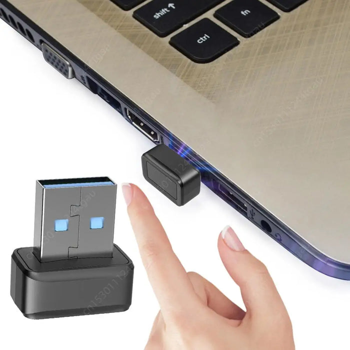 USB Fingerprint Key U5/U7/U8 — 360° Biometric Reader for Windows Hello (Win 10/11)