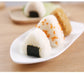 Triangle Onigiri Mould – Rice & Vegetable Roll Press, Small or Large, Food‑grade PP (Yellow/White)