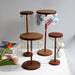 Walnut Wood Jewellery Display Stand – Desktop Necklace, Earring & Bracelet Rack
