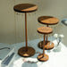 Walnut Wood Jewellery Display Stand – Desktop Necklace, Earring & Bracelet Rack