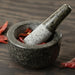 Polished Granite Mortar and Pestle for Herbs, Salsa & Avocado (3.74 x 1.97in)