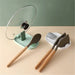 Countertop Pot Lid & Pan Organiser Rack – No-drill Kitchen Shelf with Utensil Holder