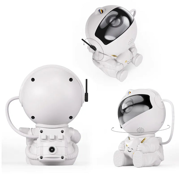 Galaxy Star Projector LED - Night Light with Astronaut and Starry Sky Projection - Ideal for Bedroom Home Decor and Children's Presents