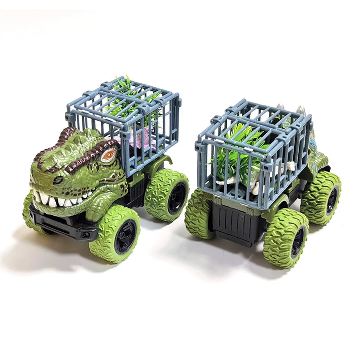 T‑Rex Inertia Dinosaur Truck with Dino Figure – Inertial Monster Truck Toy for Toddlers