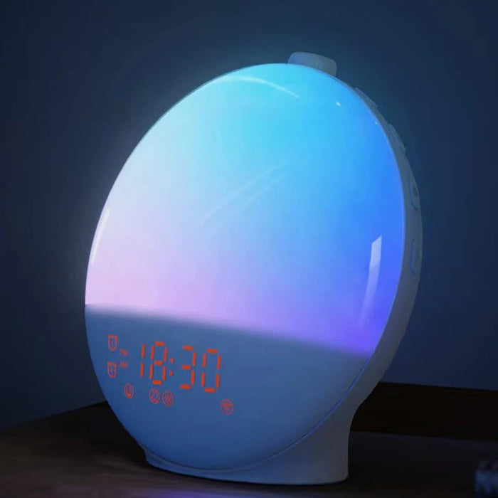 Wake Up Light Alarm Clock — Sunrise/Sunset Simulation, FM Radio & Night Light