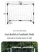 Foldable Children's Football Goal with Pump & Ball – Portable Soccer Set