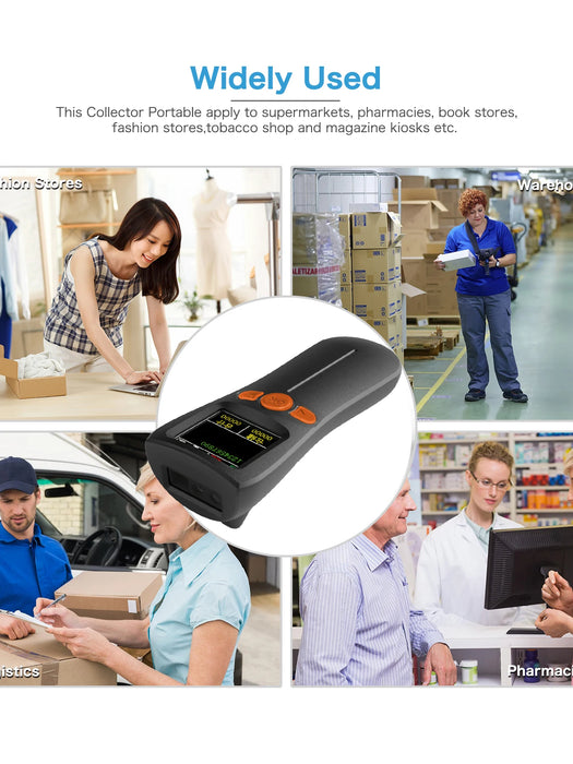 KR-A9 Mini Bluetooth 2D Barcode Scanner — Pocket QR & PDF417 Reader
