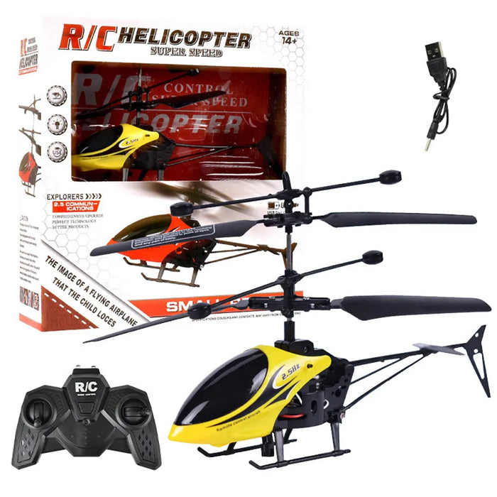 Children's Toy Helicopter - 3-Channel Gesture Control, Hanging Airplane, Remote Sensor, LED Lights, Durable Construction - Ideal for Young Aviators and Encouraging Physical Activity