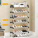 Multi-layer Dustproof Shoe Rack — 3–7 Tier Space-saving Organiser
