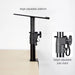 Studio‑Grade Clamp Mount Speaker Stand — Height Adjustable Desktop Platform for Monitors