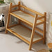 2-Tier Bamboo Spice Rack - Foldable Kitchen Counter & Cupboard Organiser